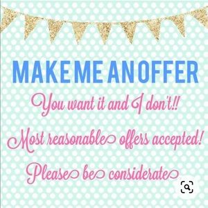 ❤️ Be Reasonable ❤️ Serious Buyer Only ❤️